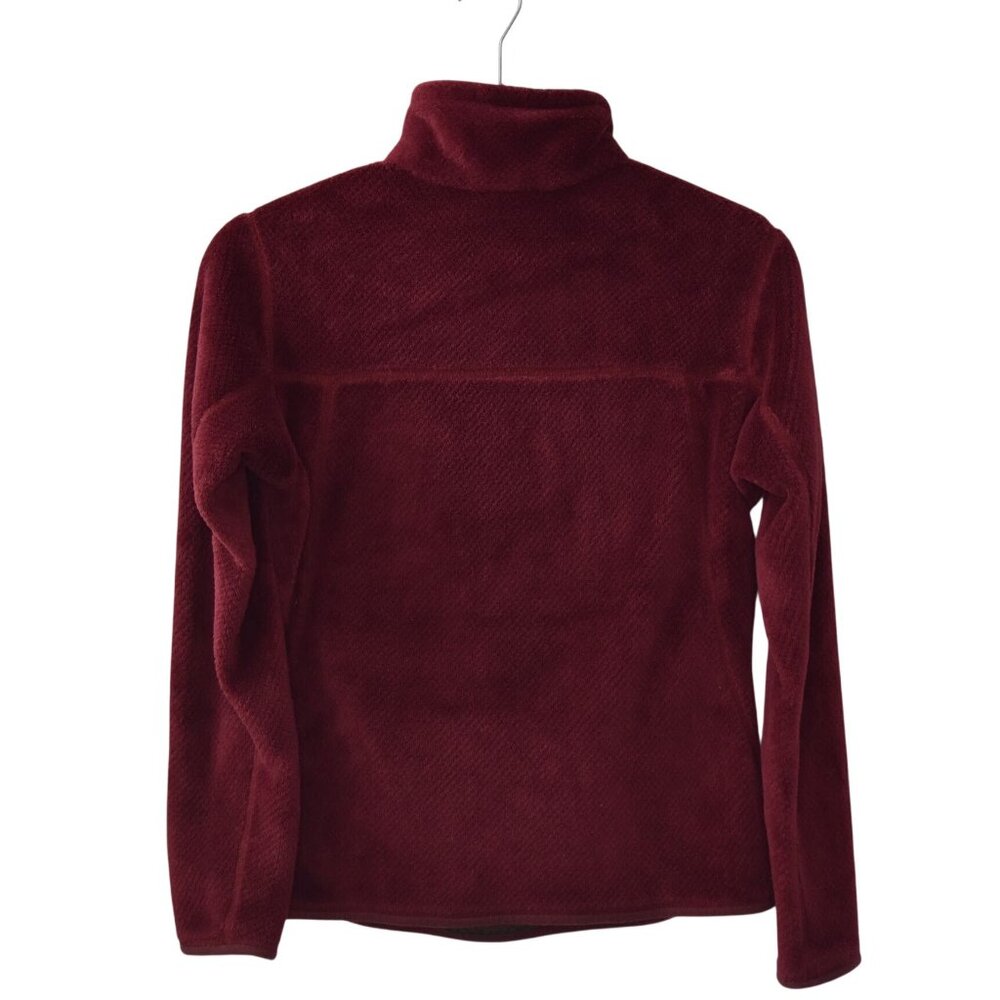 Patagonia Womens Medium Burgundy Re-Tool Snap-T Pullover Governors Academy Patch - Picture 2 of 8